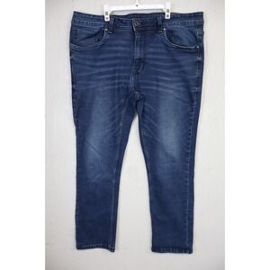 The Perfect Jean NYC Jeans Blue Size 36x30 Slim Fit Cotton Blend Stretch